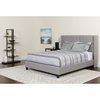 Flash Furniture Platform Bed Set, Riverdale, Full, Gray HG-BM-42-GG